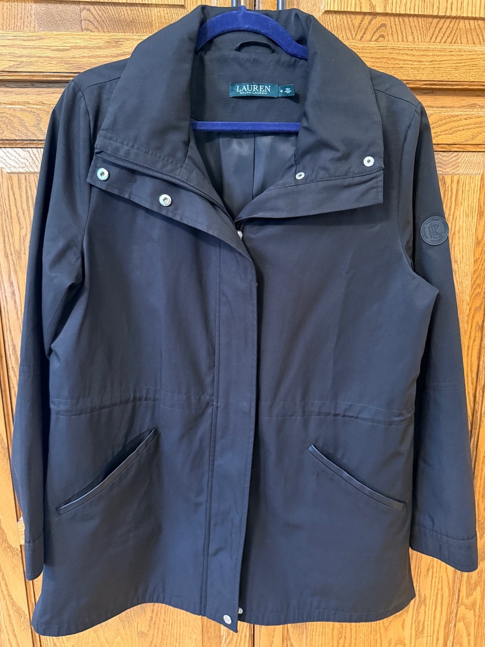 Ralph Lauren Black All Weather Anorak Jacket Size Medium